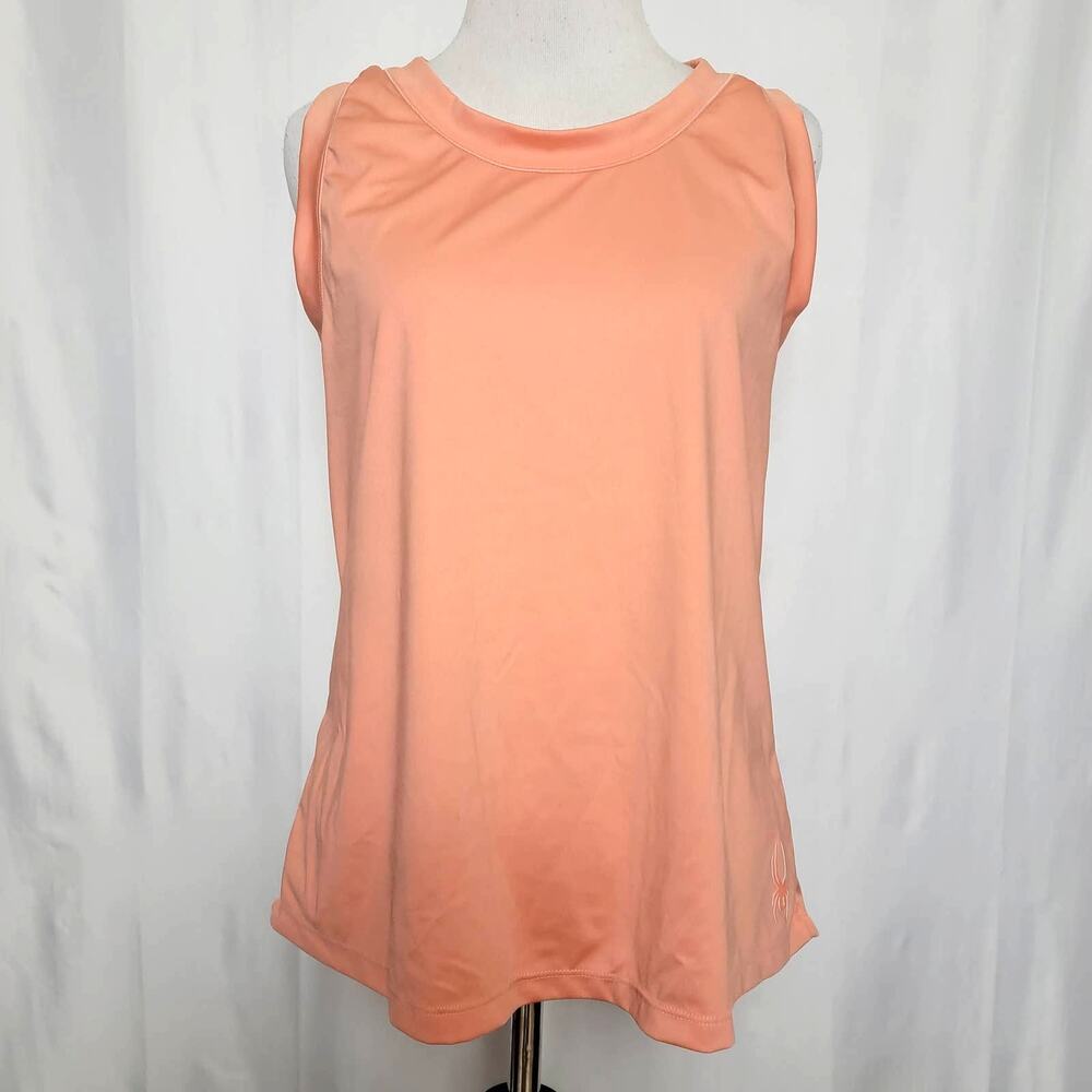 Spyder Active Peach Sleeveless Top SZ Large
